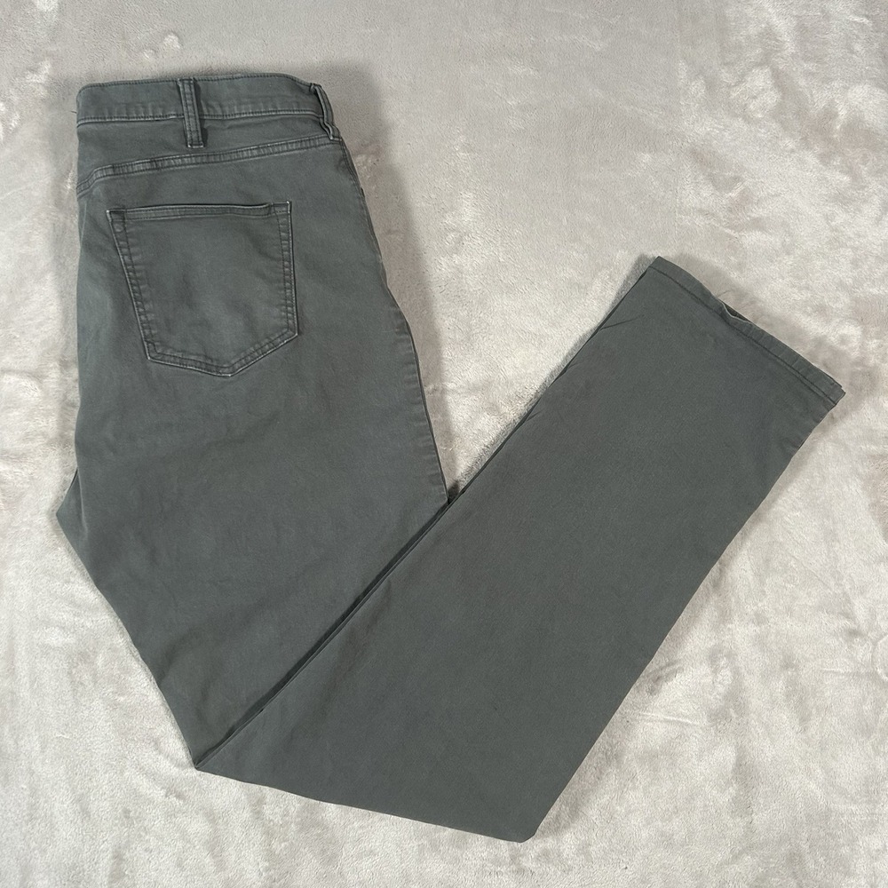Flint and Tinder Pants Mens 38x36 (Fit 38x36) Grey 365 Stretch Chino Huckberry